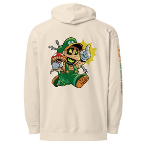 Green Finger hoodie (bone)