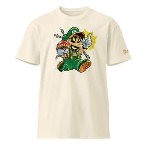 Green Finger tee (bone)